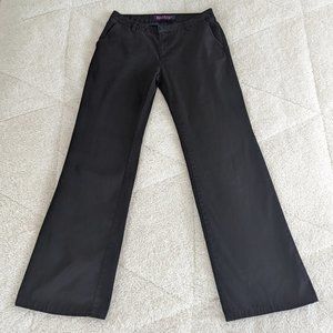 Girl's School Uniform Black Pants French Toast Size 4 Women Bootcut Cotton/Poly